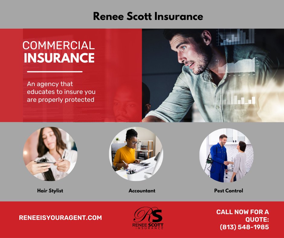 reneeisuragent's tweet image. Every business is unique and different - we can shop and educate you on the proper coverage for your business - give us a call today!
#commercialinsurance #generalliability #workerscompinsurance #cyberinsurance