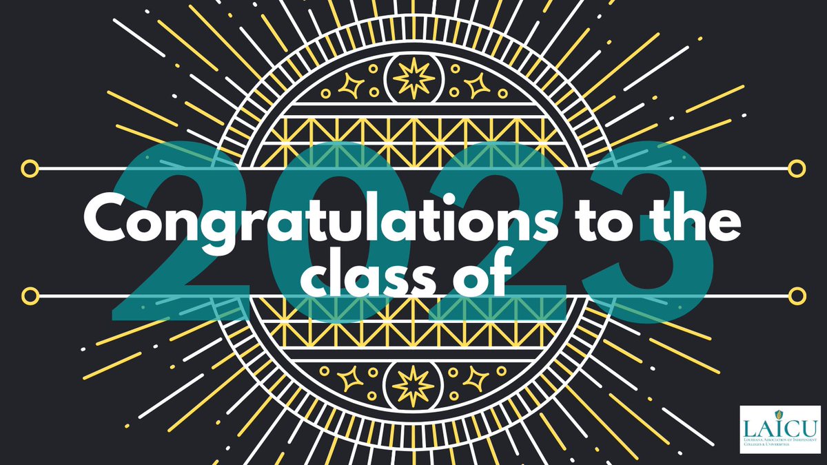 Congratulations to the class of 2023! 🤩🎓We’re still celebrating at LAICU! Check out the May edition of the LAICU eNews. @CentenaryLA @du1869 @FranUbr @LC_University @LoyolaNOLANews @NOBTS @Tulane @UofHC @XULA1925 Click the link! #LAICU_US #LAICU mailchi.mp/laicu/may5insi…
