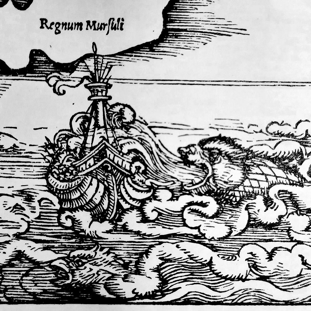 MuntzArchives's tweet photo. This nautical map of Asia Major from Solinus-Mela, Basileae (1538) is featured in our copy of, "Periplus: The Early History of Charts and Sailing Directions", by A.E. Nordenskiöld. Text translated by Frances A. Blather (1897). #ArchivesUnderTheSea #Maritime #specoll #rarebook https://t.co/y1om1HTNZ5