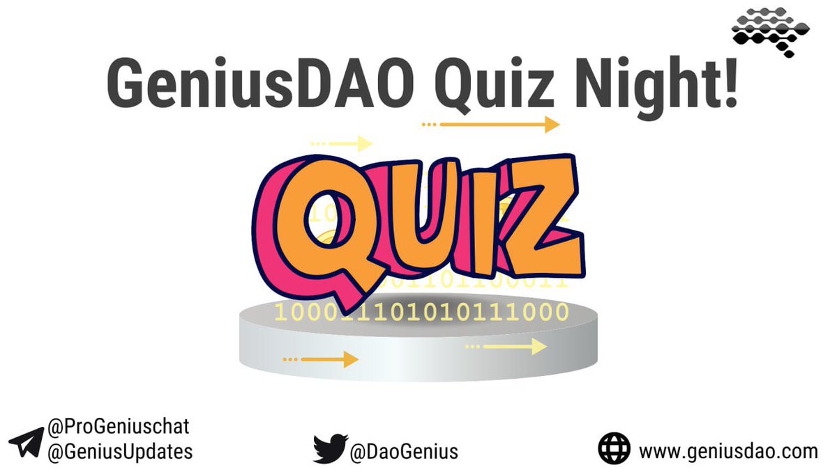 🌟 Quiz Night Alert! 🌟

Join us this Friday for an exhilarating Quiz Night at 19:00 GMT in our Telegram group.

Test your knowledge about anything web3. Mark your calendars and get ready to compete! 

🔗t.me/ProGeniuschat

#QuizNight #CryptoTrivia #web3 #crypto