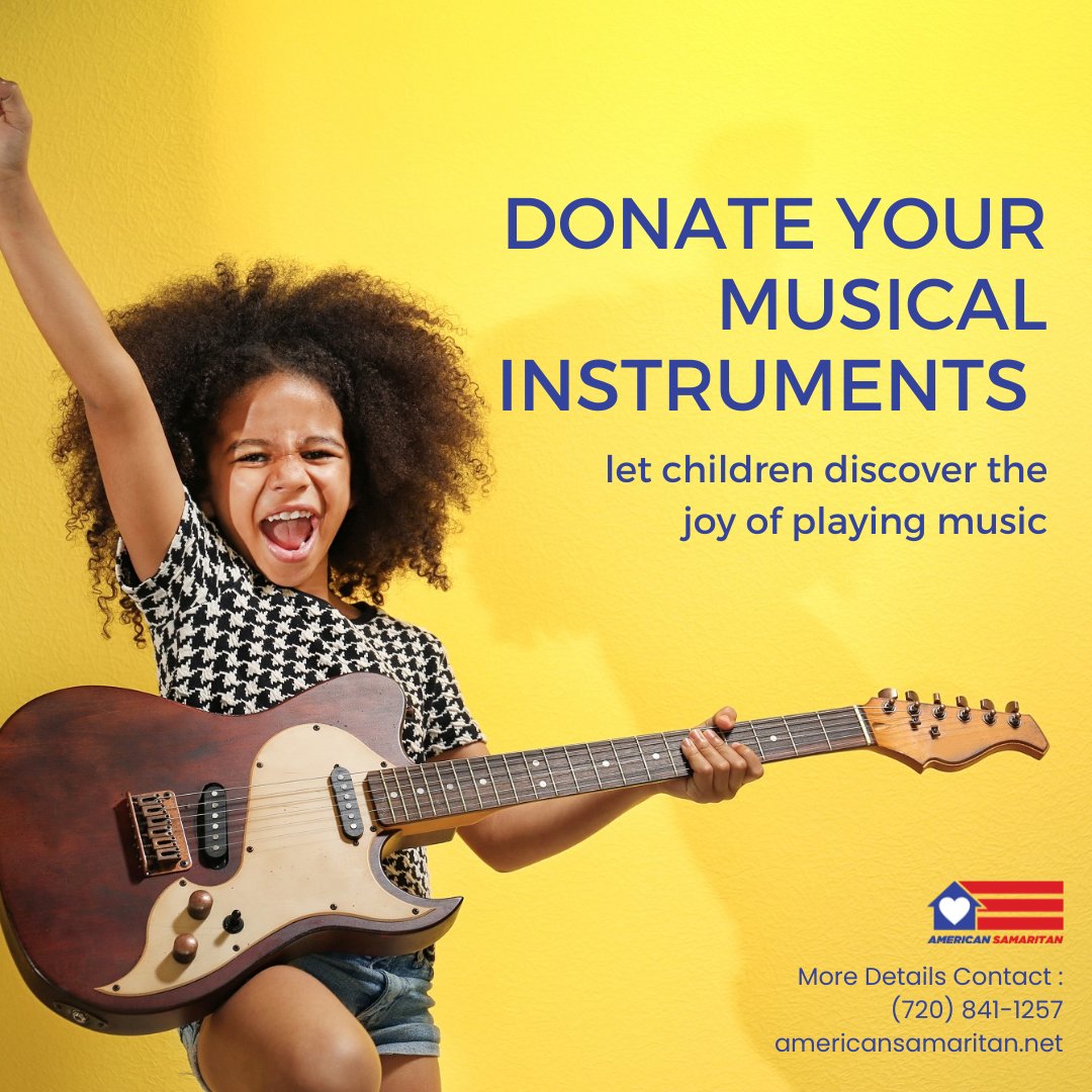 AmericanSamarit's tweet photo. Put musical instruments into the hands of children eager to learn music. Donate your unused musical instruments and let children discover the joy of playing music.

https://t.co/UBY27pWMMY

#AmericanSamaritan #charity #musicalinstrumentdonation #donatenow https://t.co/EAoxzARuGv