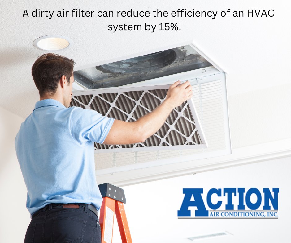 ActionAirTampa's tweet image. Time to change those air filters! Don&apos;t let a dirty air filter slow down your HVAC system&apos;s performance! Regular maintenance is key and changing your air filter is key!

 #ActionAirConditioning #ACTips #AirConditioningService #AirConditioningRepair #AirConditioningFinance