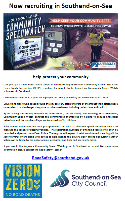 Safer Roads Southend (@saferroads_sbc) on Twitter photo We are taking part in National Volunteering Week launching our campaign to recruit more Community Speed Watch volunteers in Southend. #VisionZero <a href="/Southend_CSP/">Safer Southend</a> <a href="/SaferEssexRoads/">SaferEssexRoads</a> @EPSouthend <a href="/SouthendCityC/">Southend-on-Sea City Council</a> We are taking part in National Volunteering Week launching our campaign to recruit more Community Speed Watch volunteers in Southend. #VisionZero <a href="/Southend_CSP/">Safer Southend</a> <a href="/SaferEssexRoads/">SaferEssexRoads</a> @EPSouthend <a href="/SouthendCityC/">Southend-on-Sea City Council</a>