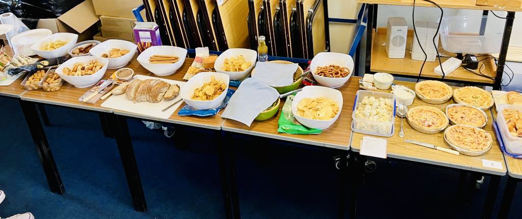 perthacademy's tweet image. Staff got together for a ‘Bring &amp;amp; Share’ lunch as part of Health &amp;amp; Wellbeing Week. 😋😋

Great to catch up &amp;amp; spend time with each other! 

#HWB #Wellbeing #MakingTimeForEachOther #TeamPA #RISE
