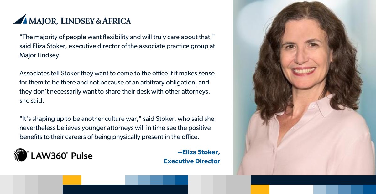 As return-to-office initiatives prove less successful than hoped, some law firms are explicitly connecting associates' eligibility for year-end bonuses with their in-person attendance. 

Eliza Stoker speak to associate sentiment with @Law360 Pulse. 

bit.ly/43xWbpP