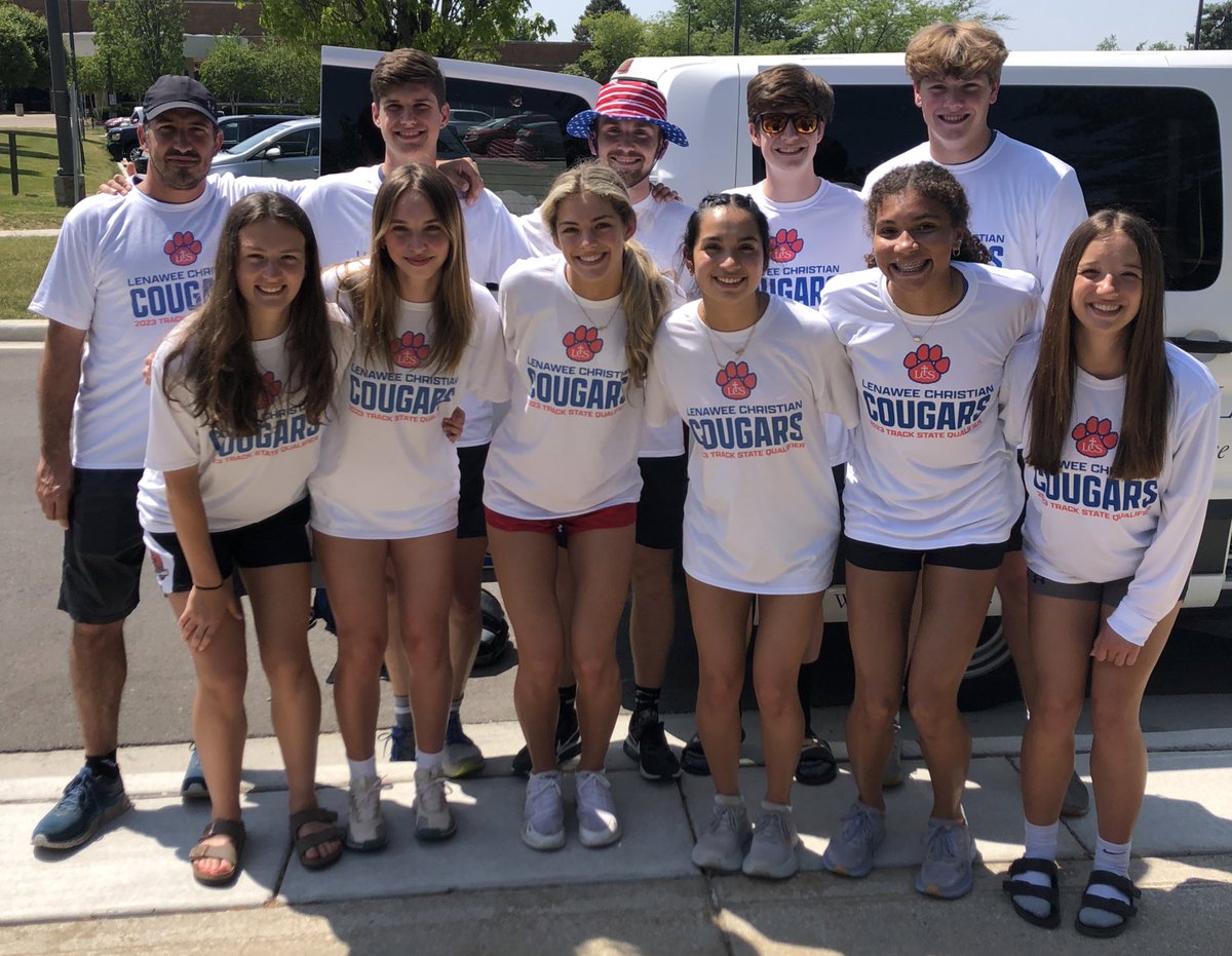 And they are off… to State Track!! Let’s #GoCougars <a href="/lenaweesports/">Telegram Sports</a> <a href="/965TheCave/">96.5 The Cave</a> <a href="/LcsSuperfans/">LCS Superfans</a>