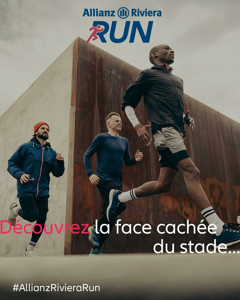 Le 18 juin, l’@AllianzRiviera 🏟️ organise la 1re édition de l'#AllianzRivieraRun au profit du Fonds de Dotation de @ogcnice. 🙏 Découvrez les coulisses du stade et courez pour la bonne cause sur 3 parcours : family run, 4 et 7 km.🏃‍♀️

➡️ allianzrivierarun.fr
💙 @LeVestiaireAZ