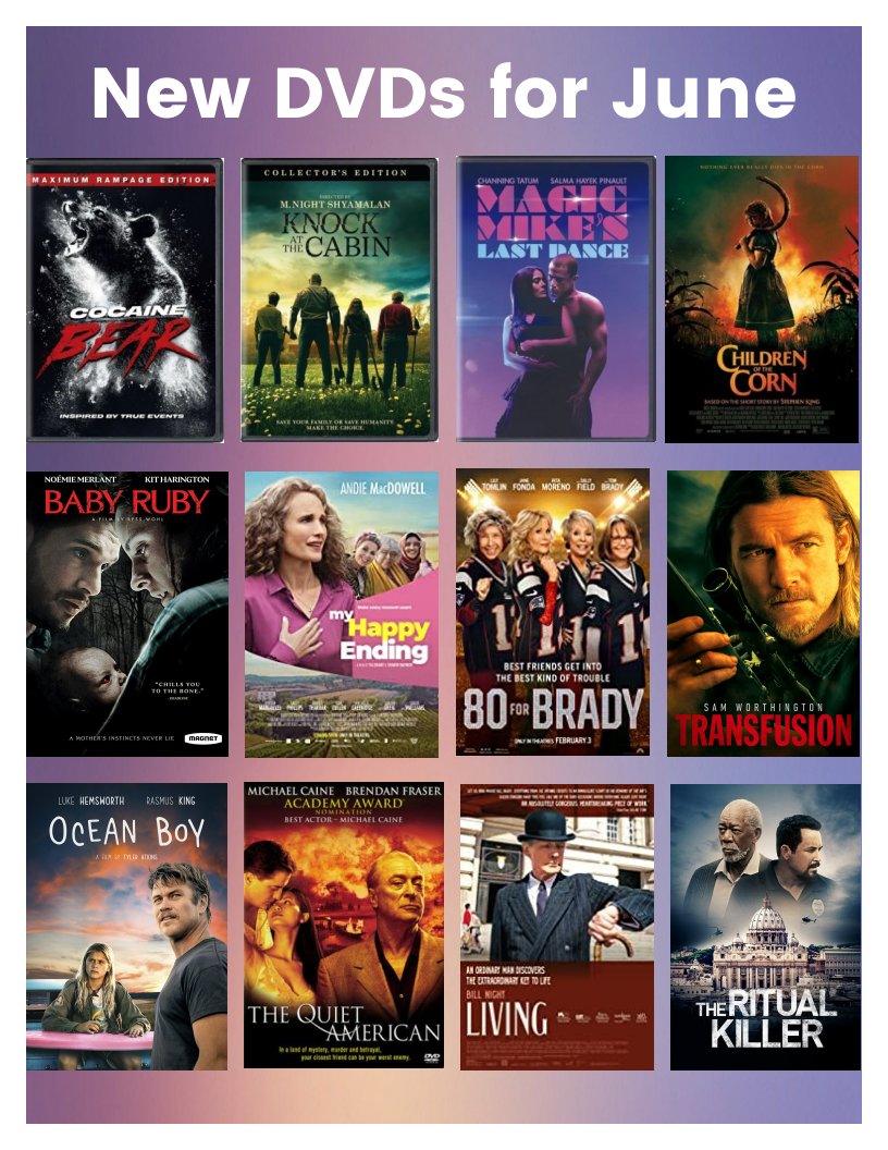 Check out the new #DVDs we have for June!  #movies #film   libraryaware.com/2SKGE8