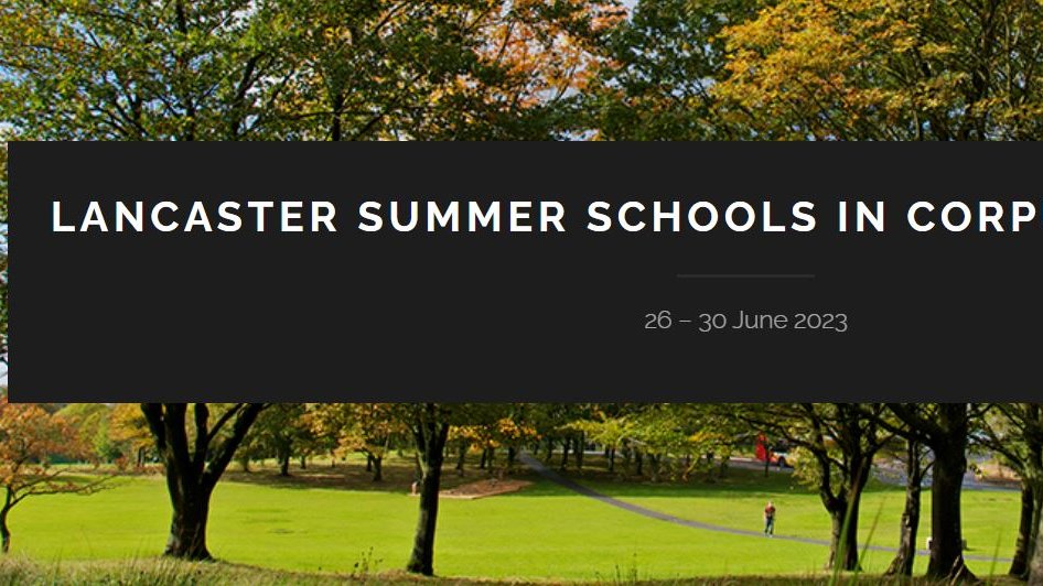 danagablas's tweet photo. One month to go until the start of the Lancaster Summer Schools in #CorpusLinguistics - we are very much looking forward to meeting all participants coming to @Lancaster_uni.  Even the weather seems to be uncharacteristically cooperative this year🌞#LancsSS23 @LAEL_LU https://t.co/r6bAJ7Imm2