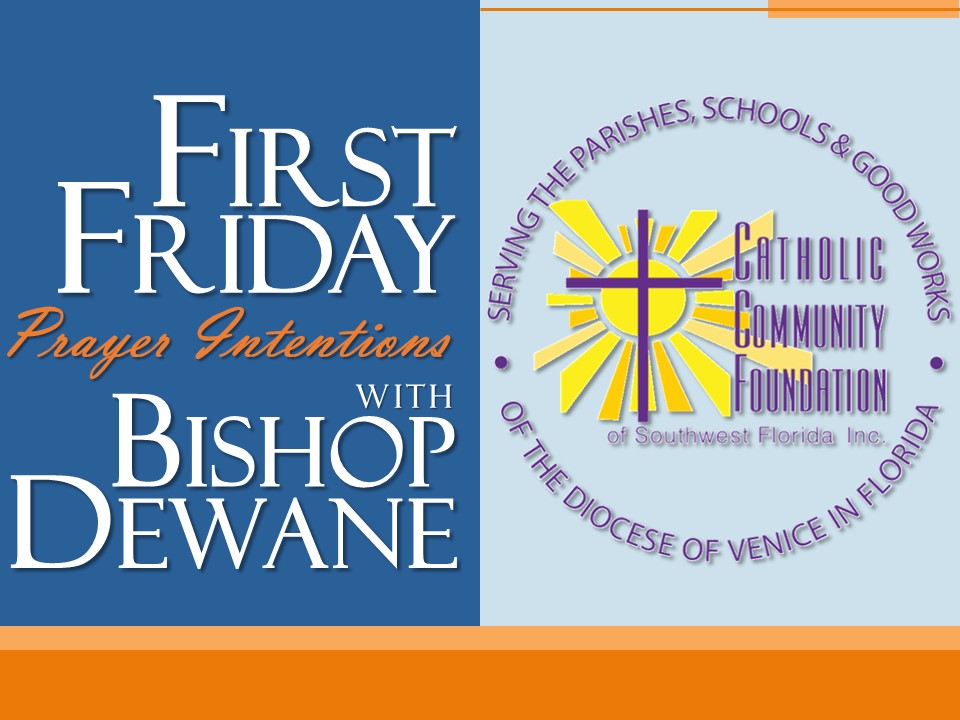 Please join us in prayer today on Facebook ! 

To view: facebook.com/ccfdov

#firstfriday #june #firstfridayprayer #pray #together #catholiccommunityfoundation #swfl