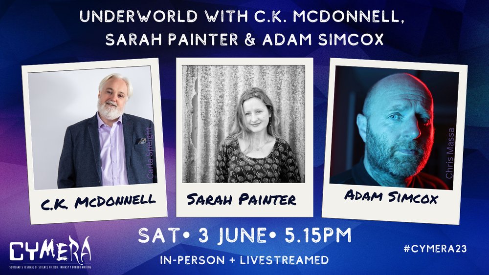 Our fantastic <a href="/TendaiHuchu/">(T.L.) Tendai Huchu</a> will also be moderating a panel with <a href="/Caimh/">Caimh McDonnell</a>, <a href="/SarahRPainter/">Sarah Painter</a> and <a href="/adamsimcox/">Adam Simcox</a>! Join them as they traverse the underworld... 💀