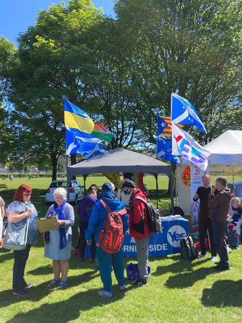 EdinburghWfi's tweet photo. Saturday 3rdJune Archer Way Meadows Festival Teaming up with @YesMorningside Look 4 our flags banners bunting &amp; our #ootnabooters #clipboardnall #independence? oh yes, #smartenough #richenough #bigenough &amp; now #hadenough @wfi thanku! @Pensioners4indy @Yes4Europe @believeinscot https://t.co/jg4OTze0ar