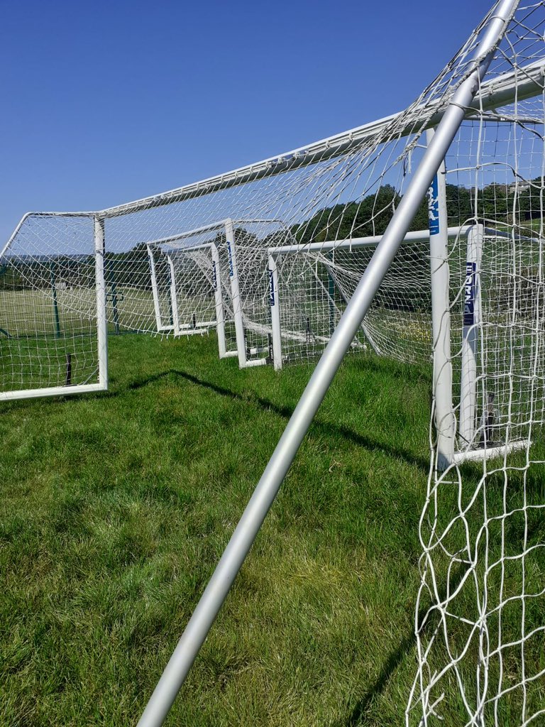 Big thanks to whoever decided to mindlessly break down a metal fence and them cut the net on one of our goals … will be about £1000 to repair.
