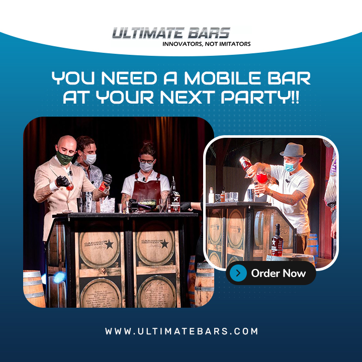 With a #mobilebar, you can rest assured that your guests will always be able to enjoy a refreshing beverage at your event. #Mobilebars are a convenient &amp; affordable option for providing alcoholic beverages at any event. Read more at bit.ly/3isIFSK. #eventbars #foldingbar