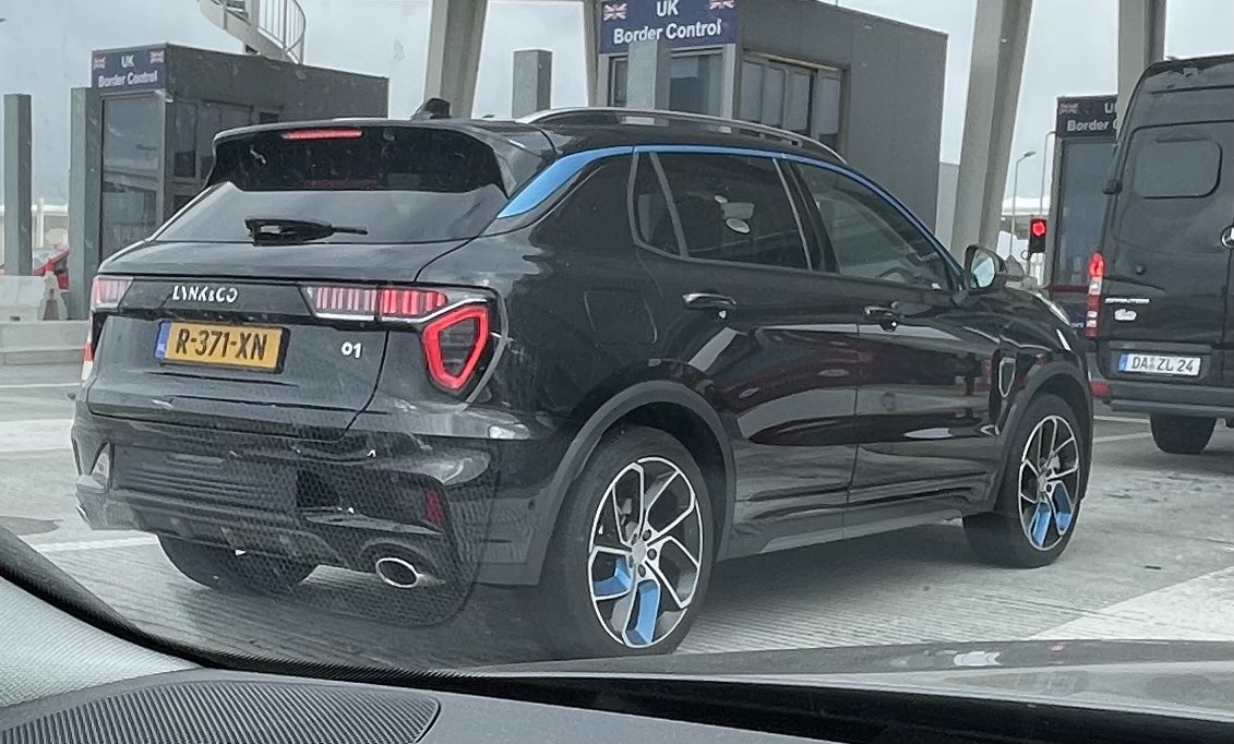 At least there's some interesting motors in the queue at Calais #ElectricVehicle