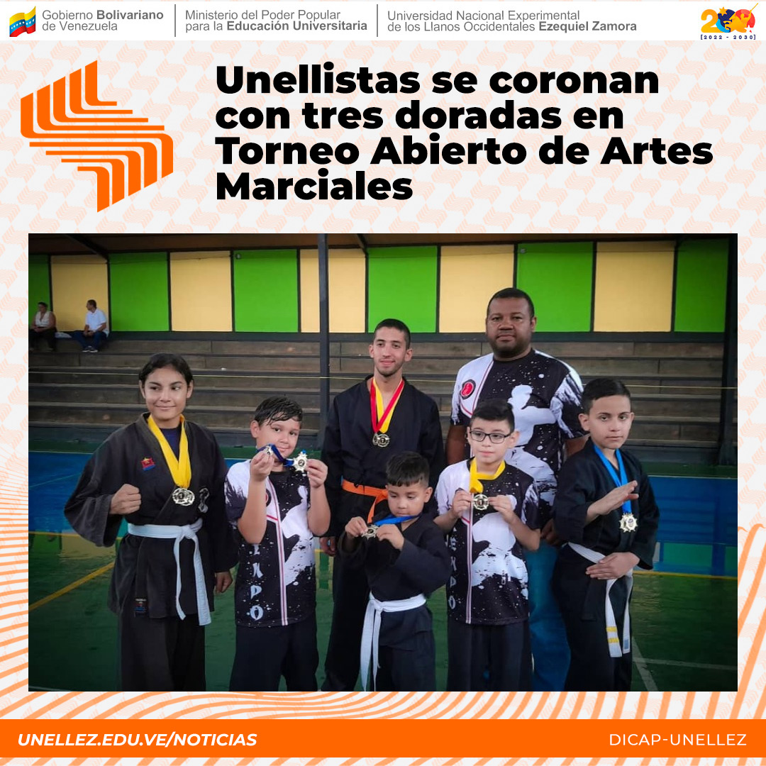 UnellezOficial_'s tweet photo. Las actuaciones más destacadas estuvieron a cargo de los estudiantes del VPDS Daimar Garrido (Educación Física, Deporte y Recreación) y Carlos Montoya (Contaduría), quienes obtuvieron preseas doradas en Figura Mano Libre y Combate. https://t.co/atlx7UkCOh https://t.co/ZqFiAJHq3c