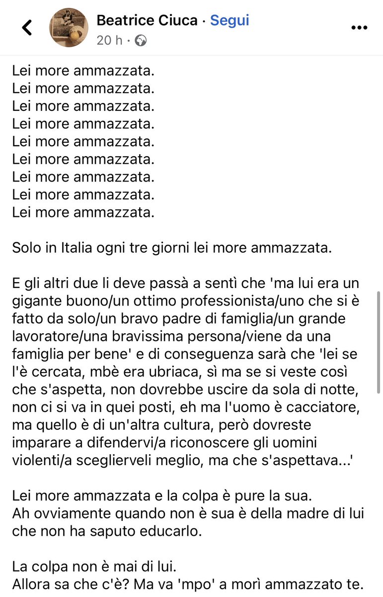 vanarda's tweet photo. Lei more ammazzata. https://t.co/QRfv3jKgNZ