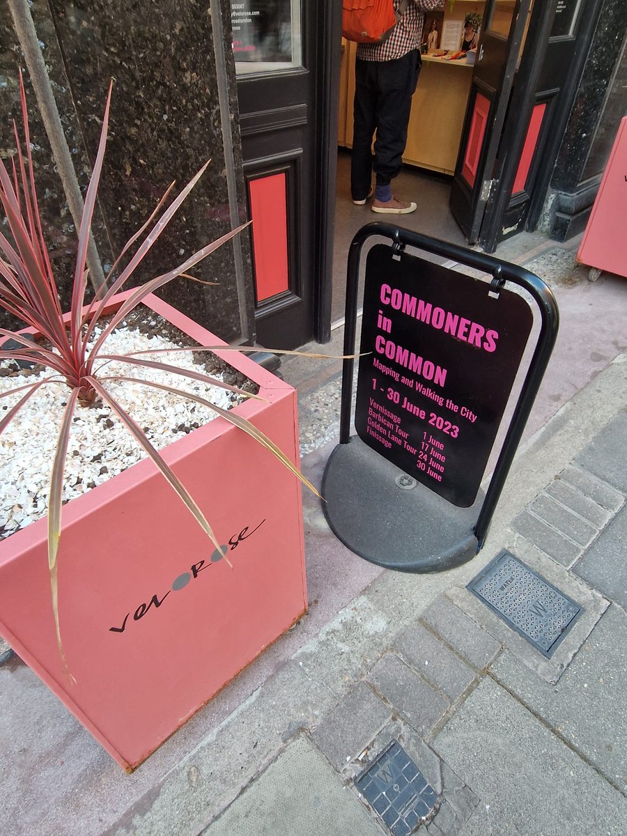 LFArchitecture's tweet photo. Some snaps from yesterday's 'Commoners in Common: Mapping and Walking the City'. Craftspace's ‘We are Commoners’ exhibition comes to the City, with @Velorose's 'Commoners in Common' showcasing an edit of the original exhibition. Running all month 👉 https://t.co/Fap8aYMzdj https://t.co/lOh14s9bdq