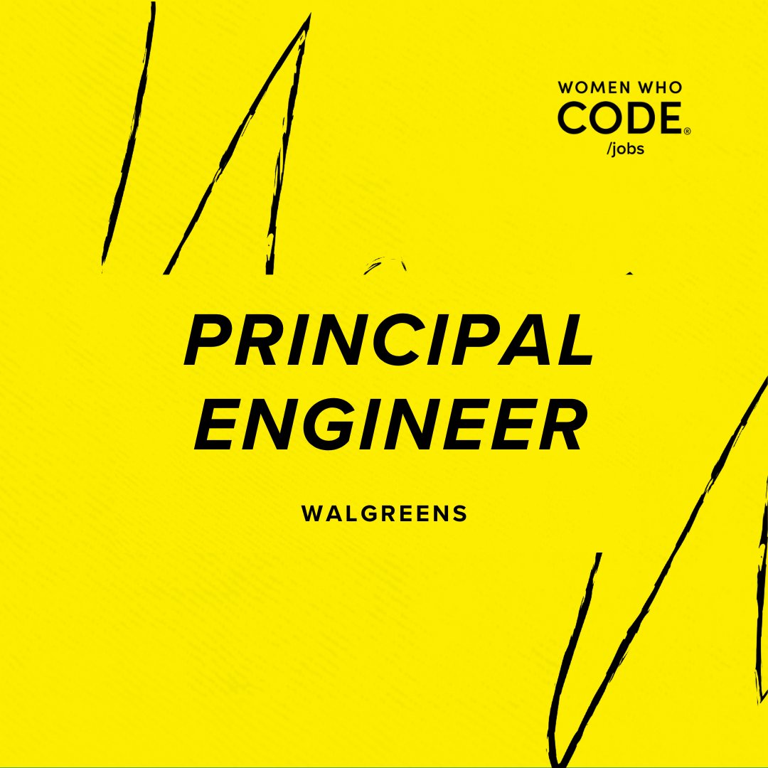 ⚡ ⏰ Last chance to apply to this #remote #tech Job: Principal Engineer at @walgreens  

Apply now → womenwhocode.com/jobs/15273  

#remotejobs #cloud #fullstack #paytransparency #top50companiesfordiversity #bestplacestoworkforequality