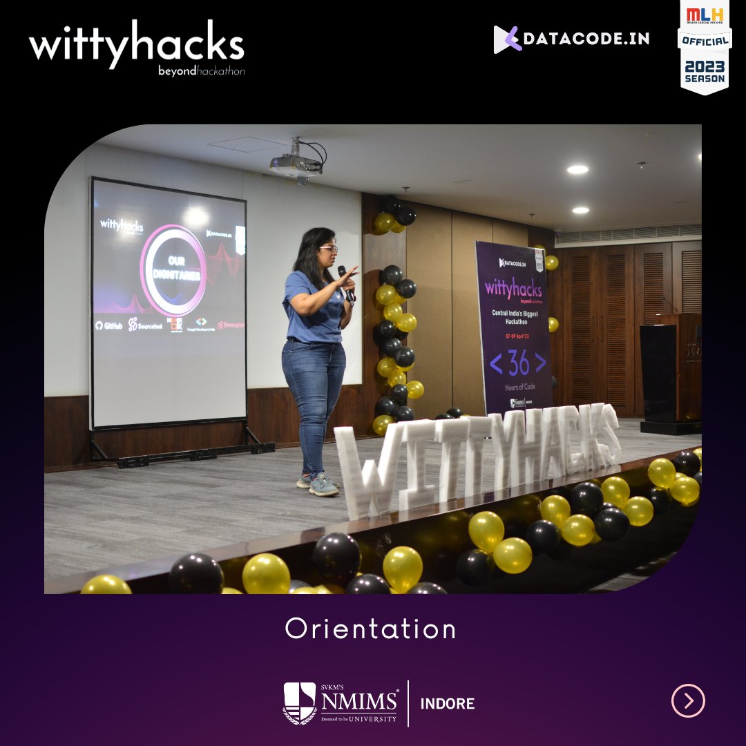Glimpses from the electrifying orientation session of WittyHacks 3.0 are here! 🚀✨