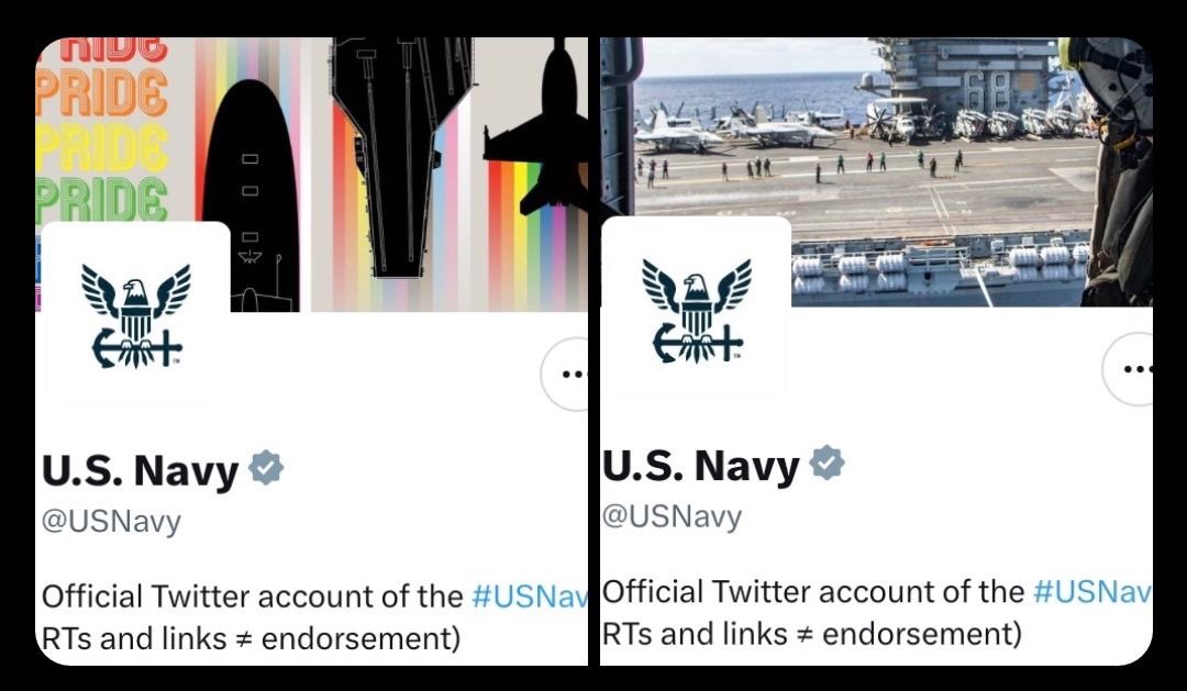 Two days into “Pride month” and MLB and the US Navy have quietly removed the “Pride” flag as their profile picture. 

I hope this is the start of many organisations realising that everything woke turns to shit.