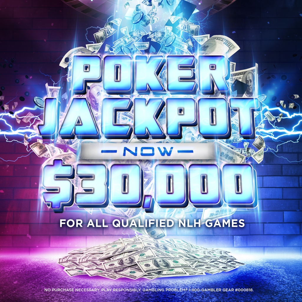 LarryFlyntsLL's tweet image. 🚨Poker Jackpot Alert!🚨

The stakes have never been higher! The current jackpot for all qualified NLH games is an extraordinary  $30,000!! Join the action and try your luck winning big!💵💥 
#pokerjackpot
