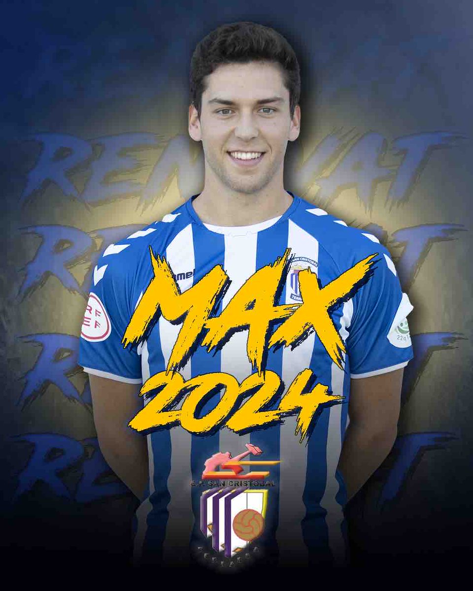 CPSanCristobal's tweet photo. 📝[OFICIAL]

El defensa del 1r equip, Max Llovera ( @maxllovera5 ), renova el seu vincle amb el @cpsancristobal 🔵⚪️

🔛Aquesta serà la seva 3a temporada al club.

#Max2024 #SanCris #Terrassa #futbolcat https://t.co/IWbuLNrtXf