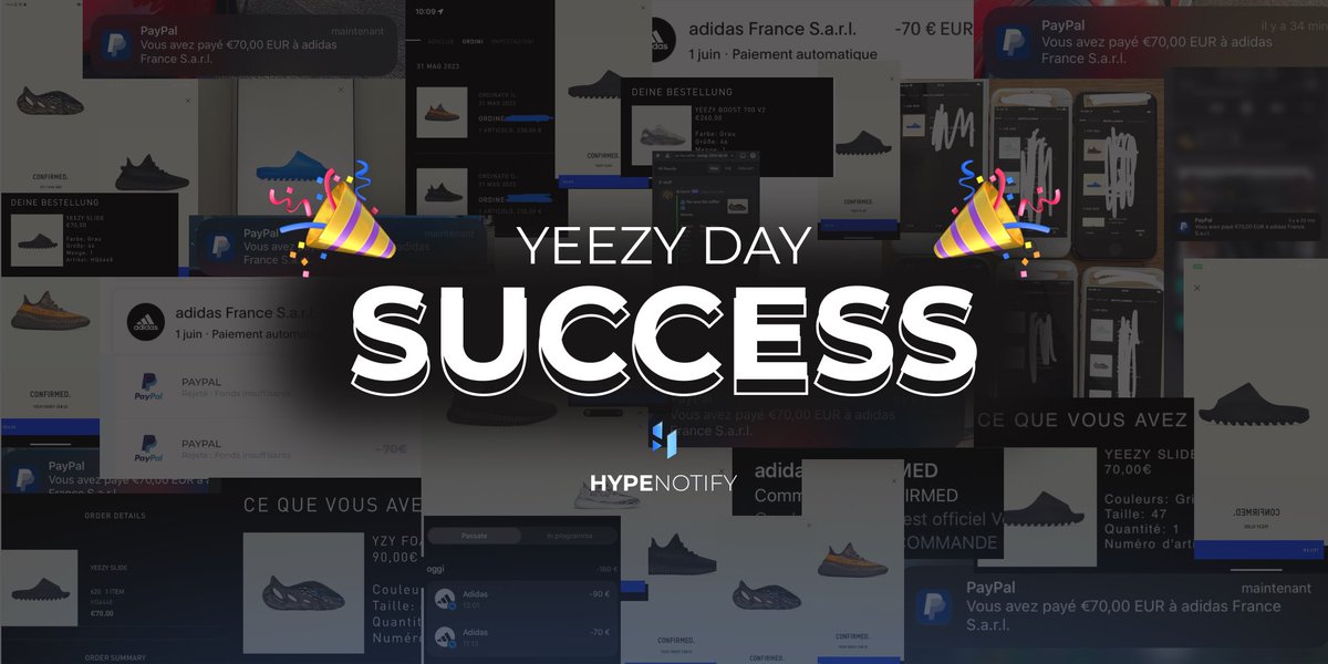 💳 WHAT A FEAST!

Yeezy day definitely came in clutch with hundreds of pairs secured by our members💰 

Join us for a FREE week and succeed the same way 📈 
➡️ Don´t miss out, click here: whop.com/checkout/plan_…

❤️ + 🔄 for the chance to win a LIFETIME Key