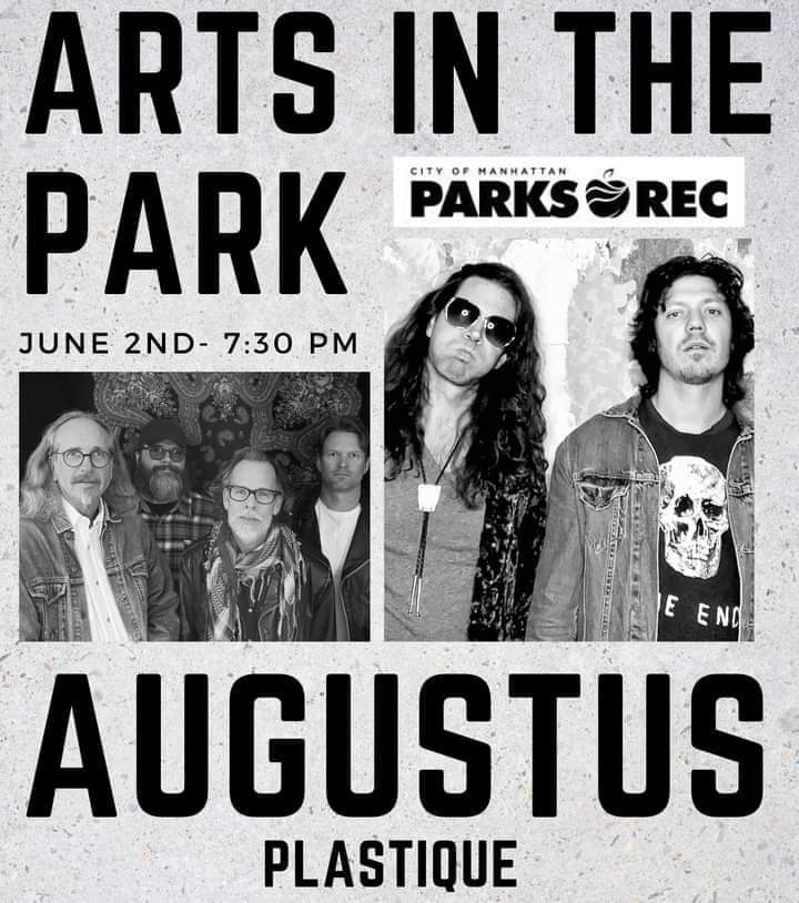 Great shows for Manhattan KS Arts in the Park Summer Showcase. 1st show is tonight at 7:30pm! It's free &amp; new to the series will be a beer garden put on by <a href="/McCoolsMHK/">McCool’s Bar + Kitchen</a> &amp; sponsors inc. <a href="/manhattanbrew/">Manhattan Brewing Company</a> (as seen on TV😉)
#supportlocal #supportlivemusic

facebook.com/profile.php?id…