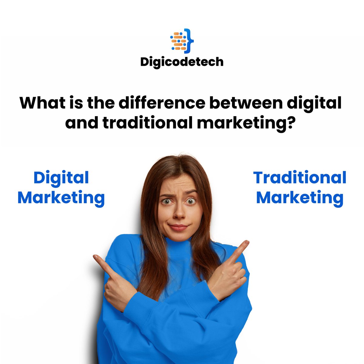 Ready to take your marketing to the next level? Let's embark on a digital marketing journey and unlock the full potential of your business!💪

#DigitalMarketing #TraditionalMarketing #DigitalTransformation #TargetedReach #CostEffectiveness #RealTimeEngagement #DataDrivenInsights