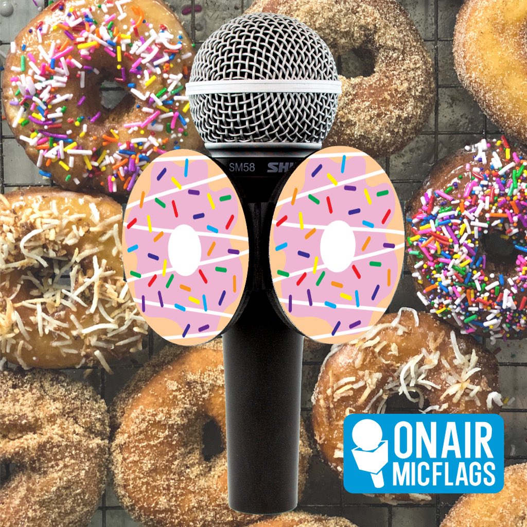 onairmicflags's tweet photo. National Doughnut Day!!!🎤🍩
#onairmicflags #nationaldoughnutday #nationaldonutday #onair #mic #microphone #micflag #micflags #entertainment #broadcast #news #sports #music #radio #dressyourmic #podcast #marketing #branding #publicspeaking #logo #interview #madeinusa https://t.co/oXoJLMNPS1