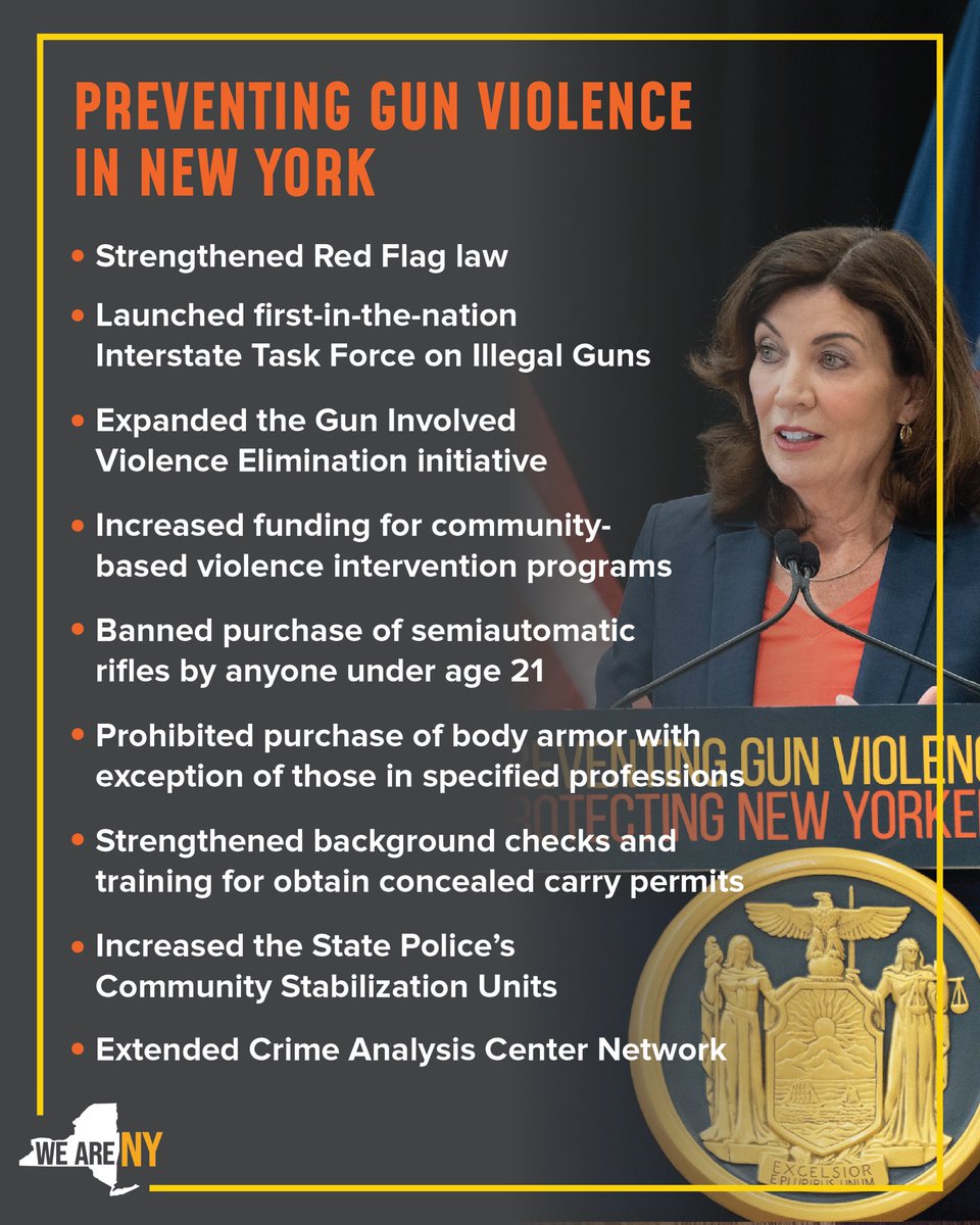 I will never stop fighting for a safer future for all New Yorkers. #GunViolenceAwarenessDay #WearOrange