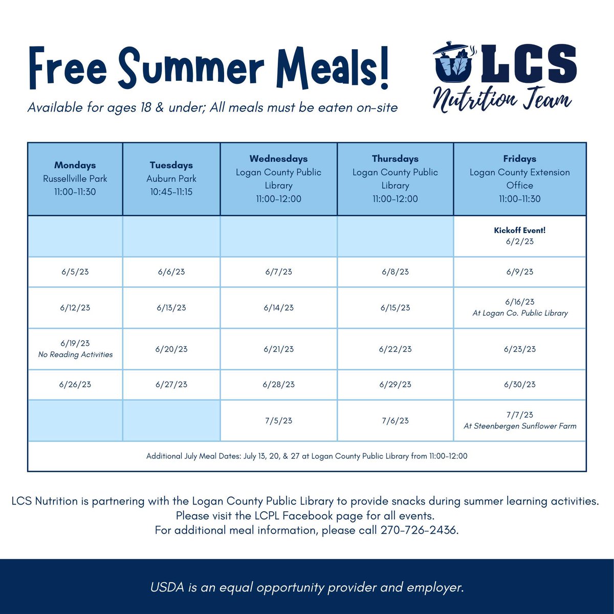 Come eat lunch with us this summer! ☀️🍔🍏😄 #LCPride