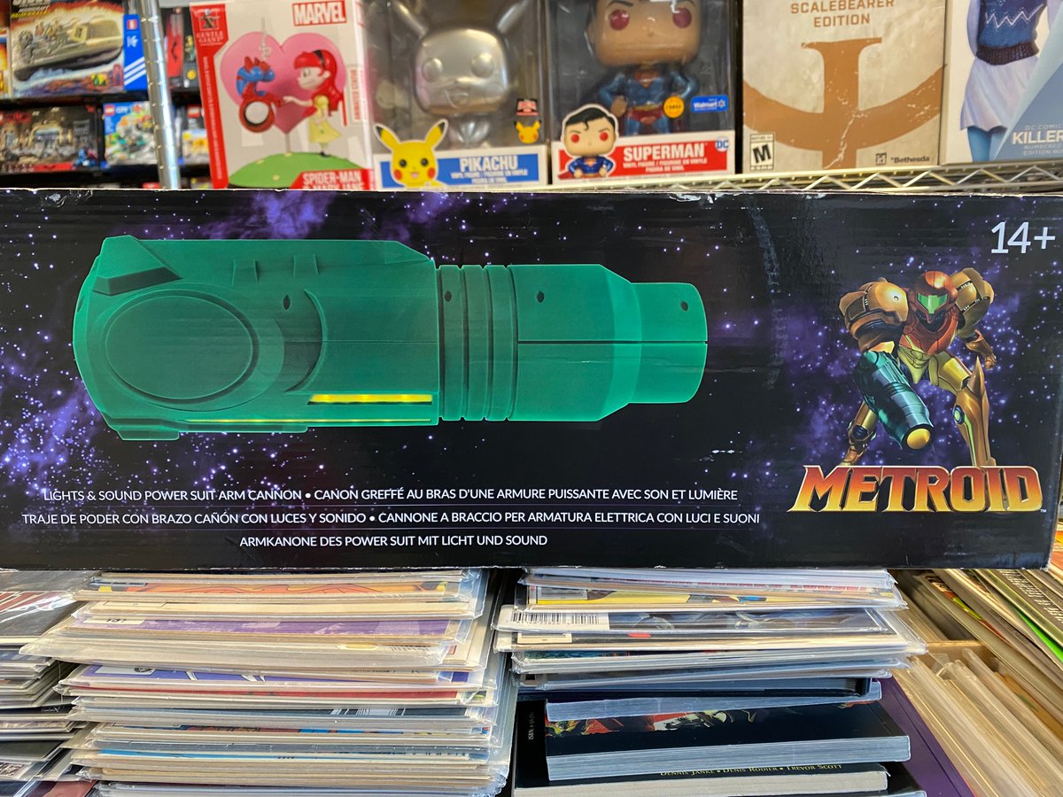 Check out this 2019 #Metroid Light and sound #VariaSuit #ARMCANNON #Nintendo #Samus #SamasAran #Cosplay #BartertownCollectibles #upstateNY #RochesterNY #RochesterNewYork #WebsterNY #WebsterNewYork #collectibles #fans #ThinkGeek #PowerSuit