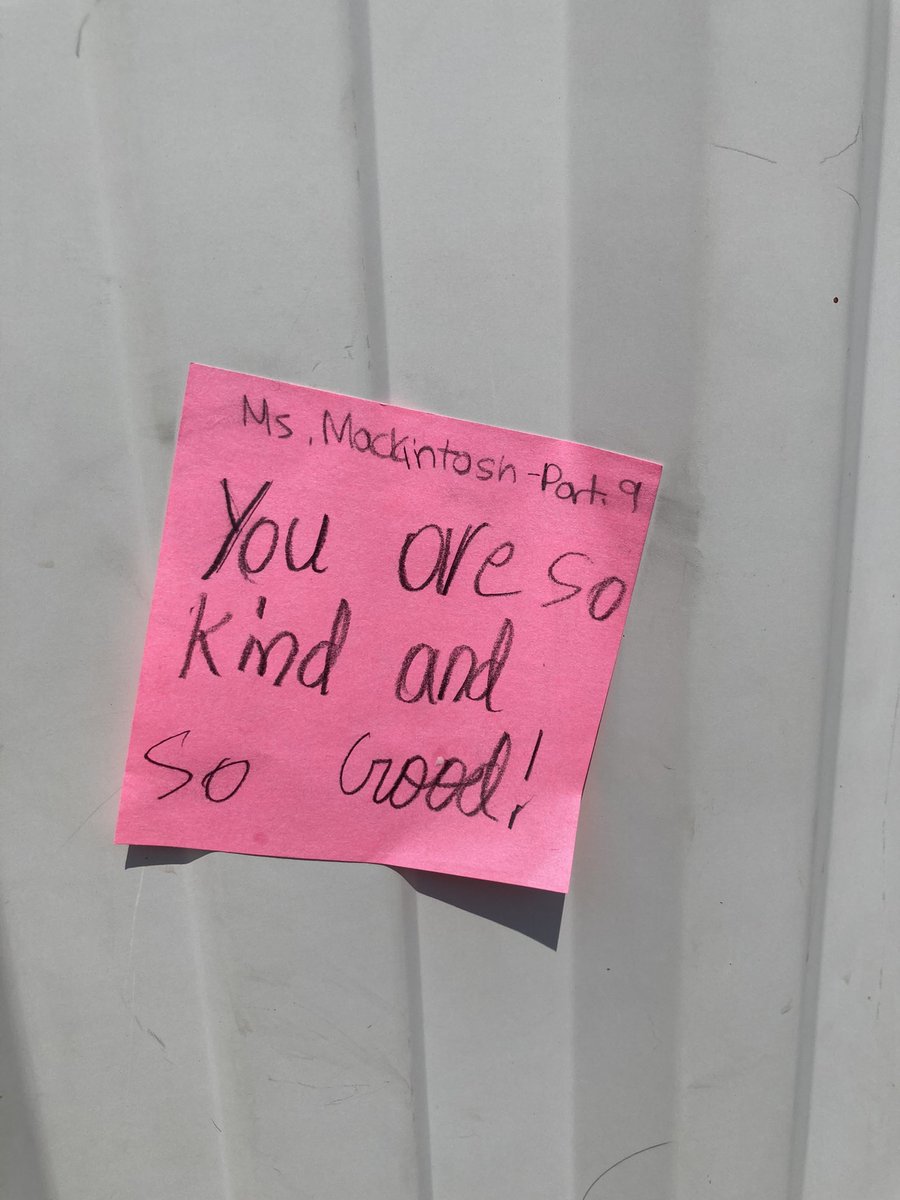 I got a special note on my portable - this made my day! 😊 <a href="/TribuneDrive/">Tribune Drive P.S.</a> Thank you to the friends who organized this!