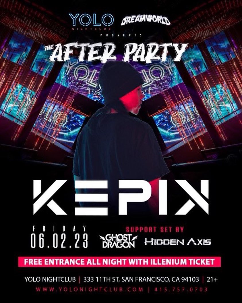 Hidden Axis (@hiddenaxis) on Twitter photo TONIGHT is the night yโall! come see <a href="/kepikmusic/">๐ ฮ P I ๊</a> for his debut headlining show ๐ฅบ๐ฅณ
Iโll be on at 10:30 pm , and Iโll be going hard and teasing some original, unreleased tracks ๐
canโt wait to see yโall there ๐ TONIGHT is the night yโall! come see <a href="/kepikmusic/">๐ ฮ P I ๊</a> for his debut headlining show ๐ฅบ๐ฅณ
Iโll be on at 10:30 pm , and Iโll be going hard and teasing some original, unreleased tracks ๐
canโt wait to see yโall there ๐