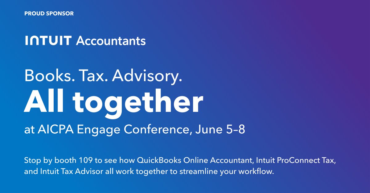 It's not too late to register! Turn the pace of change from a challenge to an opportunity at AICPA'S ENGAGE23 Conference in Las Vegas! Join us June 5th- 8th at the finance industry's premier event of the year. Register now: bit.ly/43itrlo