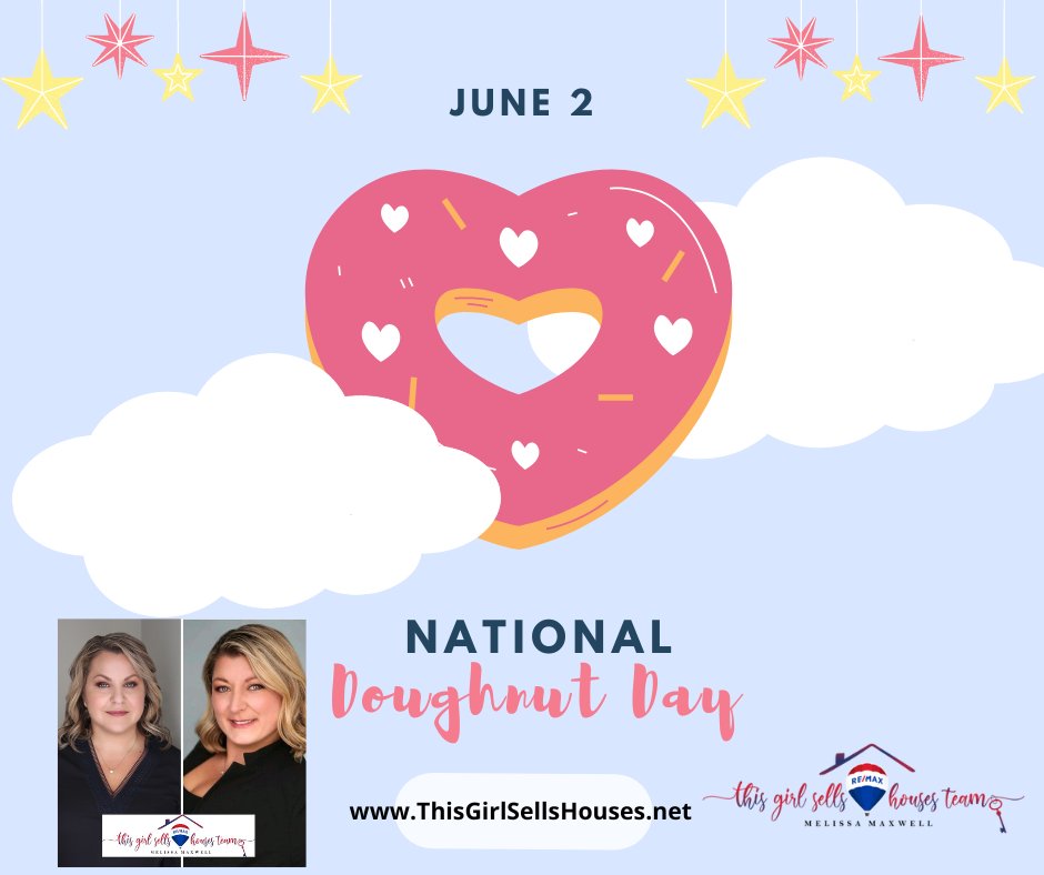 It's National Donut Day! Enjoy A Delicious Treat!
'Home Is Where Their Are Doughnuts' -TGSHT
#ThisGirlSellsOhioAndKY
#ThisGirlSellsHouses
#ThisGirlSellsHousesTeam
#ReferYourGirl
#nationaldoughnutday