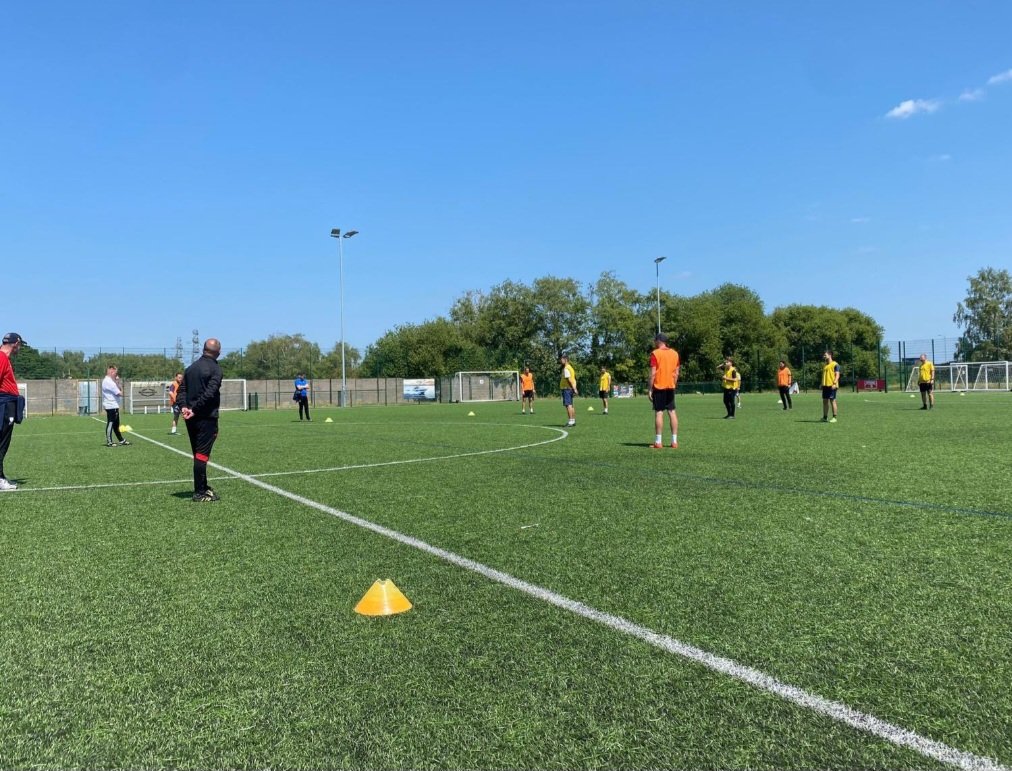 Another great few days at @DorsetCFA completing block 3 of UEFA B. Great tutors , great bunch of lads. #learning #detail #command