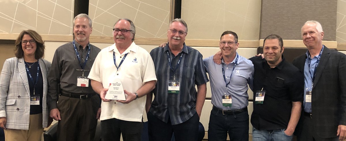 CONGRATULATIONS to Altek Vice President Rick Taylor! Rick has been honored with the first-ever I-90 Manufacturing Impact Award (hereinafter to be named after Rick) for his decades of dedicated service in the manufacturing industry and his commitment to being a servant leader.