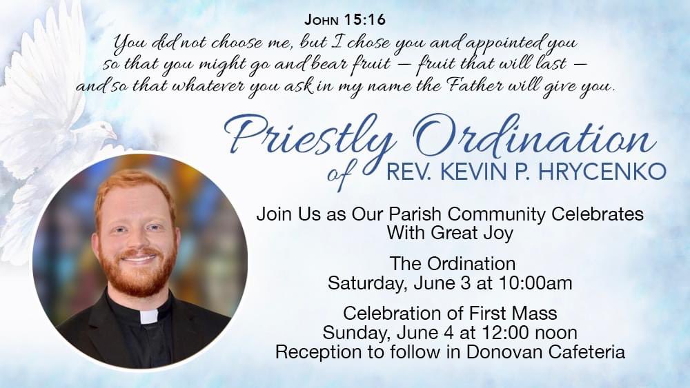 Please pray for me as I am ordained a priest of Jesus Christ tomorrow