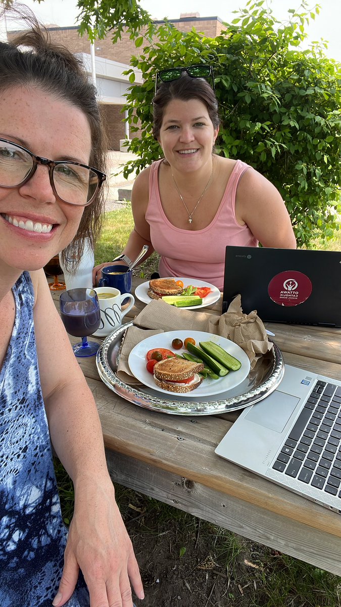 Report card writing buddy ❤️@OLMCarmelOCSB #ocsbBeWell #ocsbJoy @mswaters_