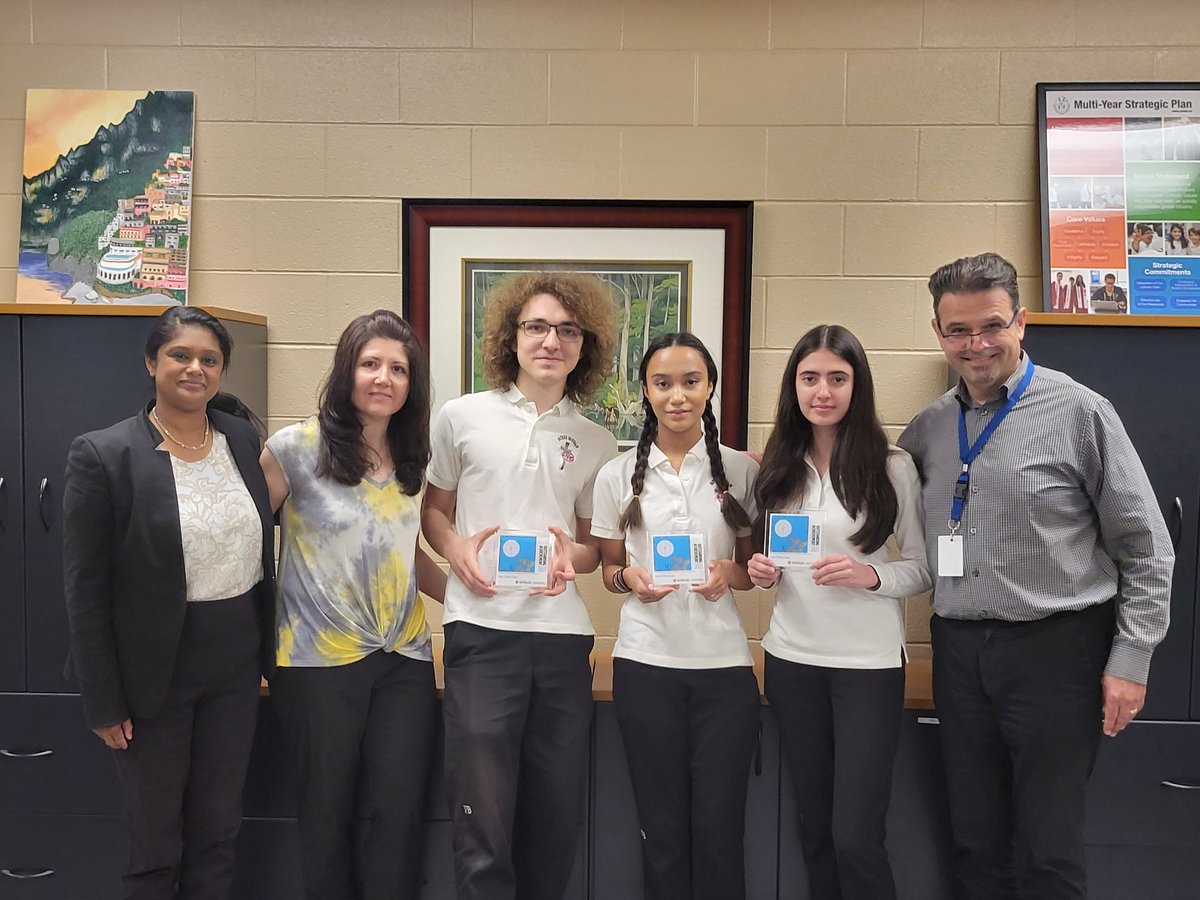 FrBressaniCHS's tweet photo. The Father Bressani community is pleased to congratulate our Gr.12 students, Paul Stoica, Emilee Brown, and Rita Gergis for their outstanding performance on the University of Waterloo’s 2023 Chemistry contest-known as the Chem 13 News Exam.  Congratulations! https://t.co/lDHHSMufSp