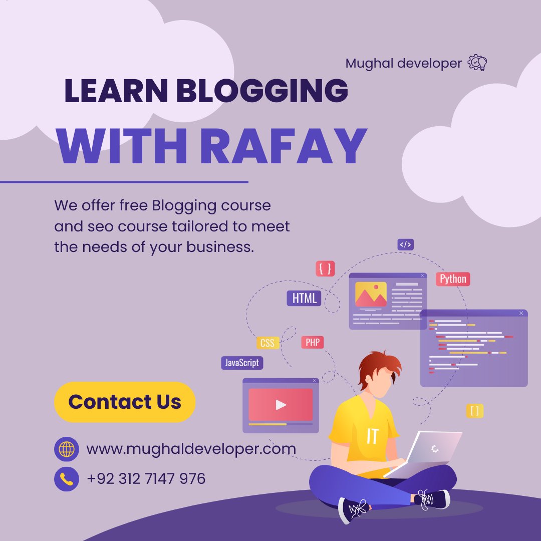 Learn Blogging with Rafay for free 

#blogging #love #instagood #me #cute #tbt #photooftheday #instamood #iphonesia #tweegram #picoftheday #igers #girl #beautiful #instadaily #summer #instagramhub #iphoneonly #follow #igdaily #bestoftheday #happy #picstitch #tagblender #jj #sky