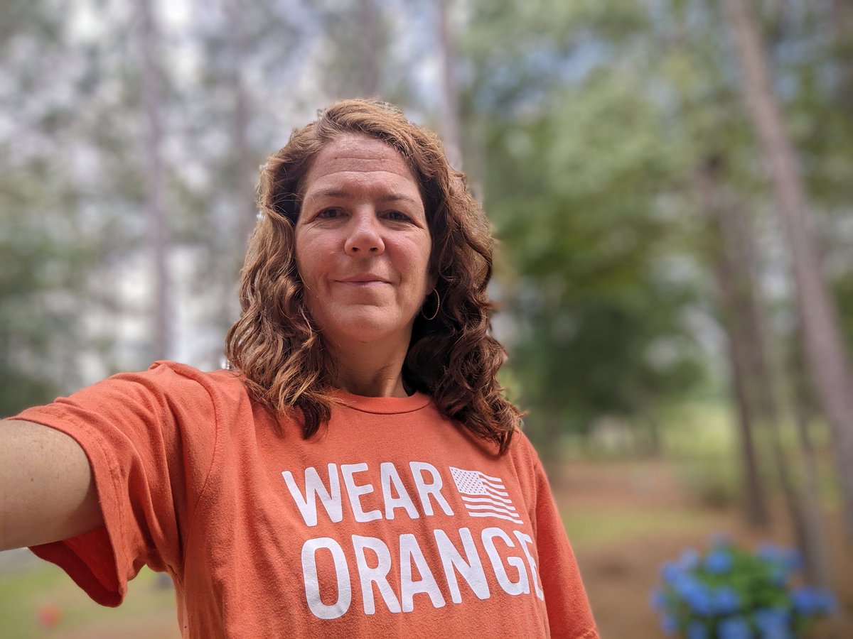 I'm Wearing Orange today because no family should lose a loved one to senseless gun violence! 🧡  Wear orange & share your pic on social media this National Gun Violence Awareness Day 🧡  Text ORANGE to 64433 to find a #WearOrange Weekend event  #SCPol @MomsDemand Columbia, SC