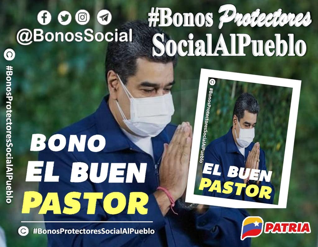 🚨 #ATENCIÓN: En el día de ayer #1Jun inicio la entrega del Bono #ElBuenPastor (mayo 2023) a través del Sistema <a href="/CarnetDLaPatria/">Carnet de la patria</a> enviado por nuestro Pdte. <a href="/NicolasMaduro/">Nicolás Maduro</a>.  

✅ Monto en Bs. 360,00 

📌 El bono para los evangélicos.

<a href="/BonosSocial/">Bonos Protectores Social Al Pueblo</a>
#VenezuelaSinSanciones