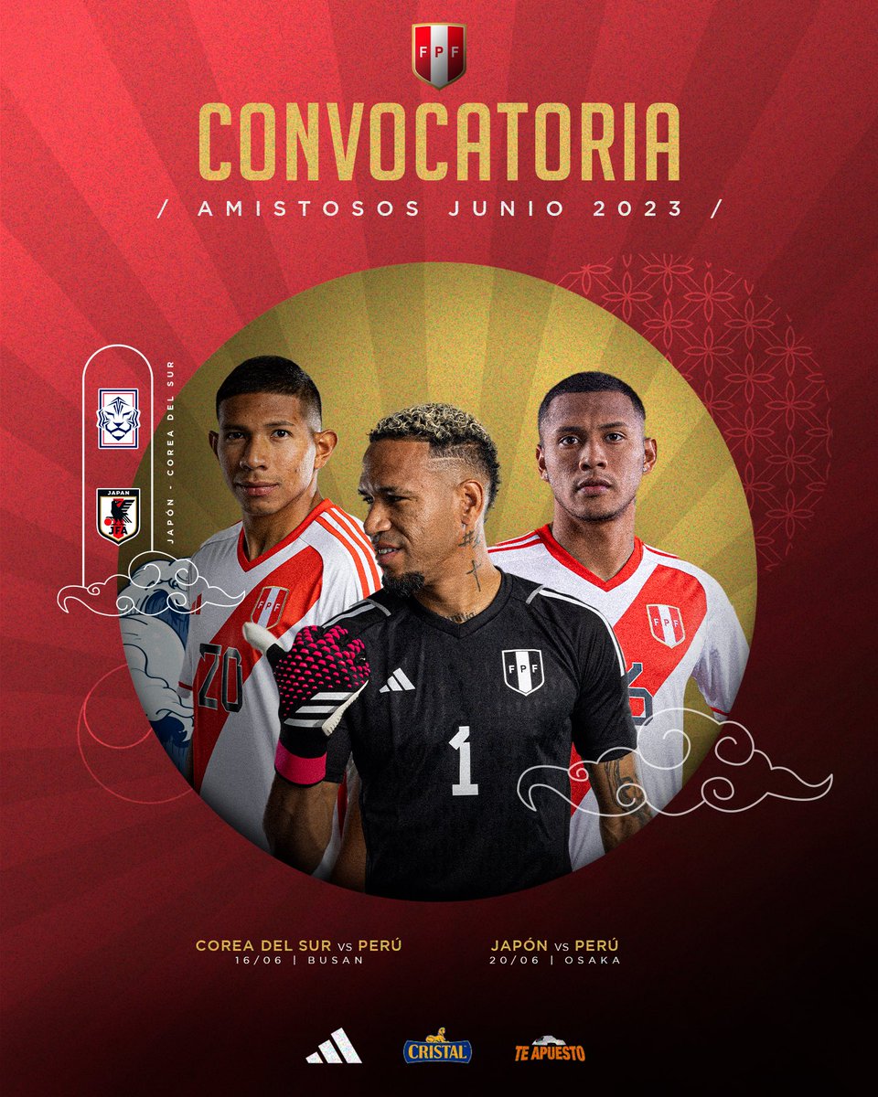 SeleccionPeru's tweet photo. 🗣️ ¡𝗗𝗲 𝘃𝘂𝗲𝗹𝘁𝗮 𝗮𝗹 𝗰𝗮𝗺𝗽𝗼 𝗱𝗲 𝗷𝘂𝗲𝗴𝗼!

Presentamos a los futbolistas convocados por Juan Reynoso para los amistosos internacionales que #LaBicolor 🇵🇪 disputará ante @theKFA 🇰🇷 y @jfa_samuraiblue 🇯🇵. 

#LaBicolorNosUne
#ArribaPerú 💪🏻 https://t.co/6YXnSdj2nc