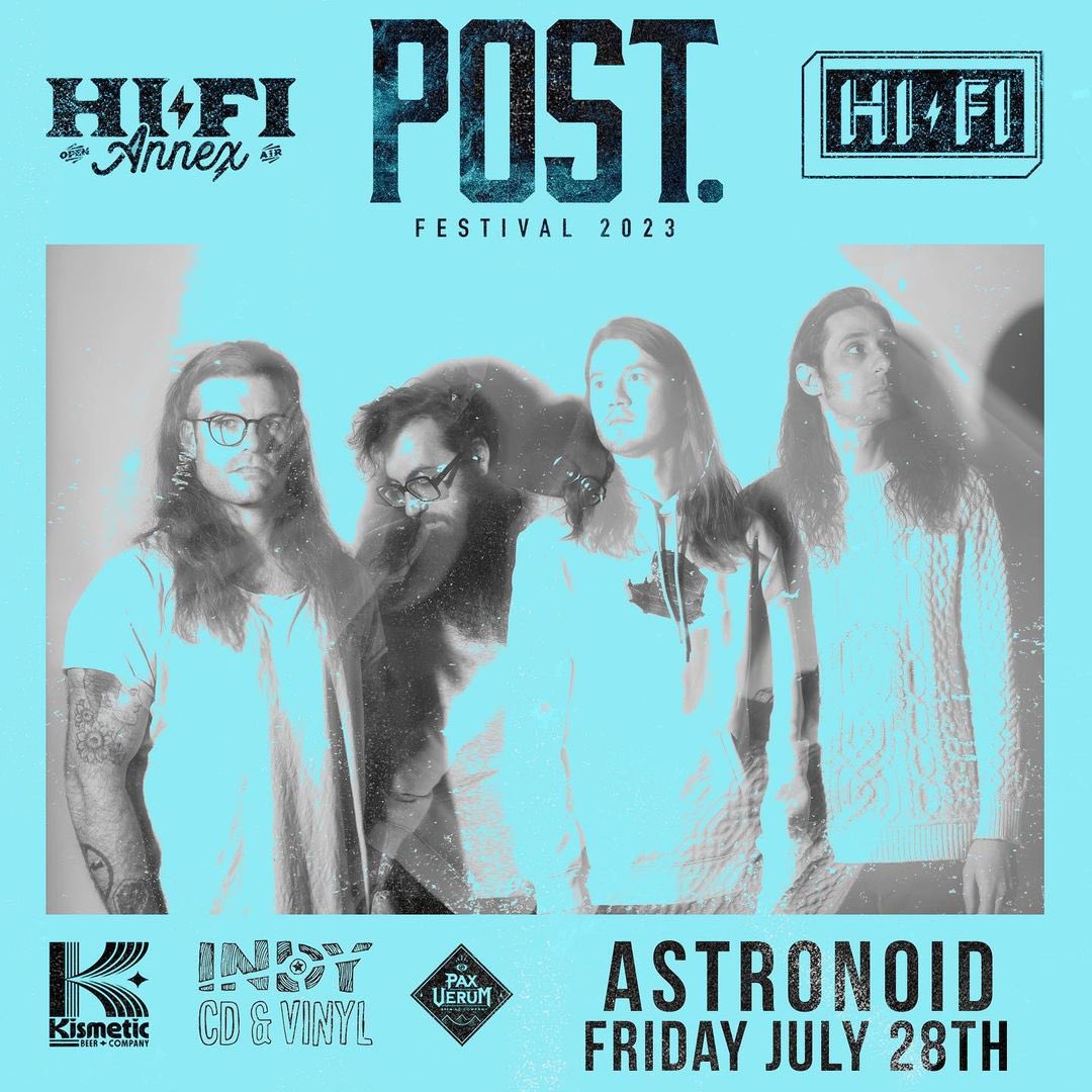 This Summer <a href="/astronoid/">Astronoid</a> hits the stage at <a href="/post_festival/">postfestival</a>. Come see them live Friday, July 28th at <a href="/thehifiindy/">HI-FI | HI-FI Annex</a>! Tickets are still available at thepostfestival.com.