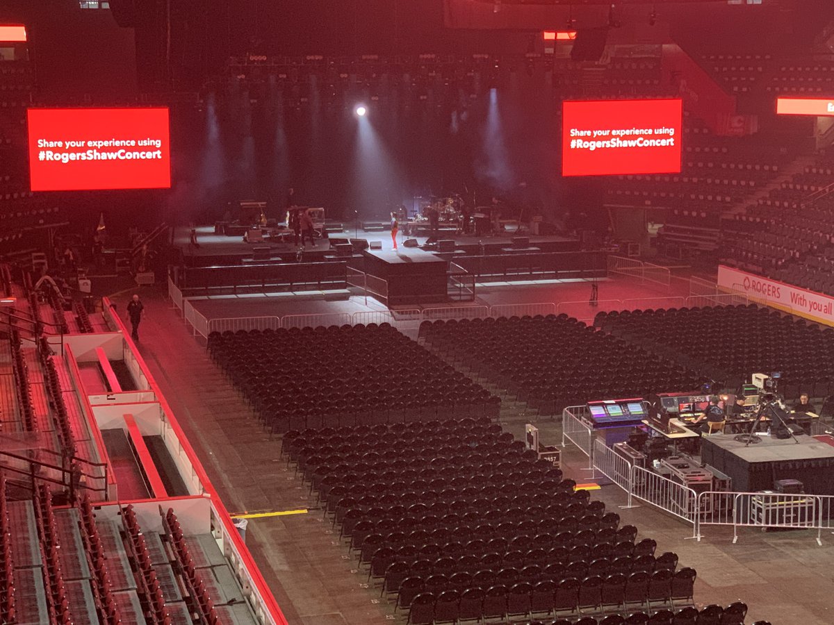 RickTulsie's tweet photo. I love doing my #Saddledome tours after a BIG #concert. Lots more to show the arriving visitors.
Here are some last night pics.
AND. Now.
You can see how much is involved for a #show. Now imagine a #brucespringsteen super big 25 trucks setup.
#Calgary #arenafun #Flames https://t.co/PYA4vz53rl