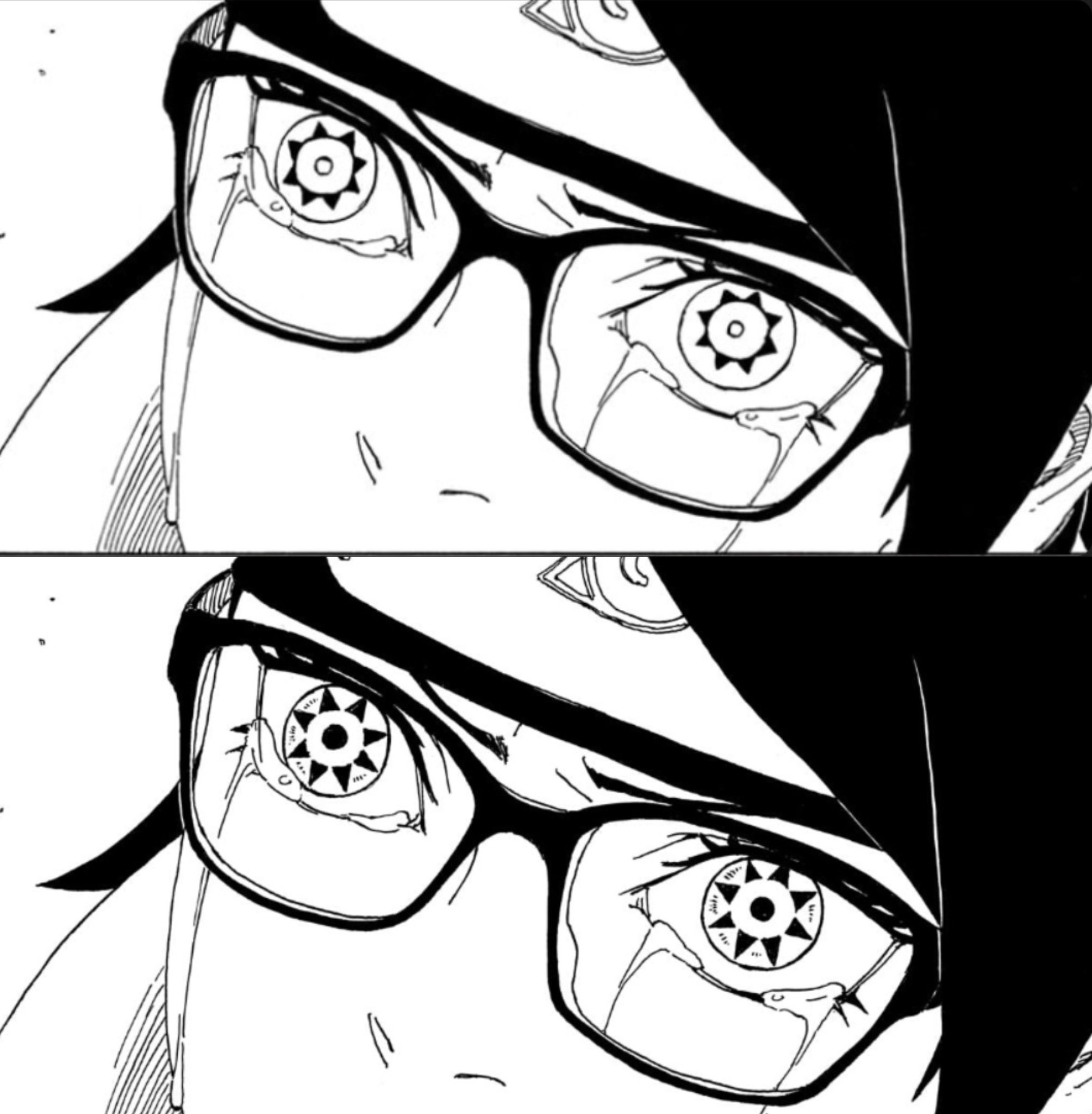 ABD on X: Sarada's Mangekyou Sharingan design has been updated, it looks  even better!  / X